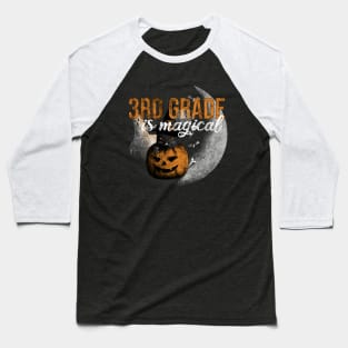 3rd Grade Magic - Vintage Halloween Fun Baseball T-Shirt